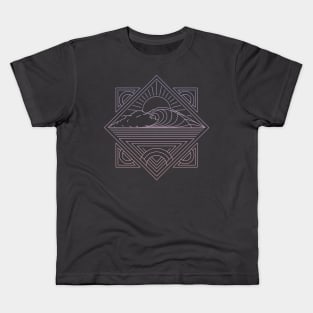 Wave Lines 2 Kids T-Shirt